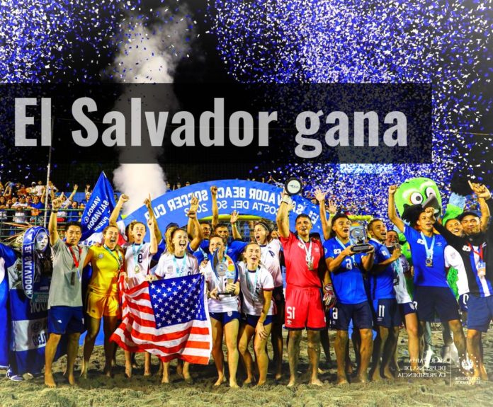 La Selección Nacional de Fútbol Playa se coronó campeona de El Salvador  Beach Beach Soccer Cup 2022. – Federación Salvadoreña de Fútbol