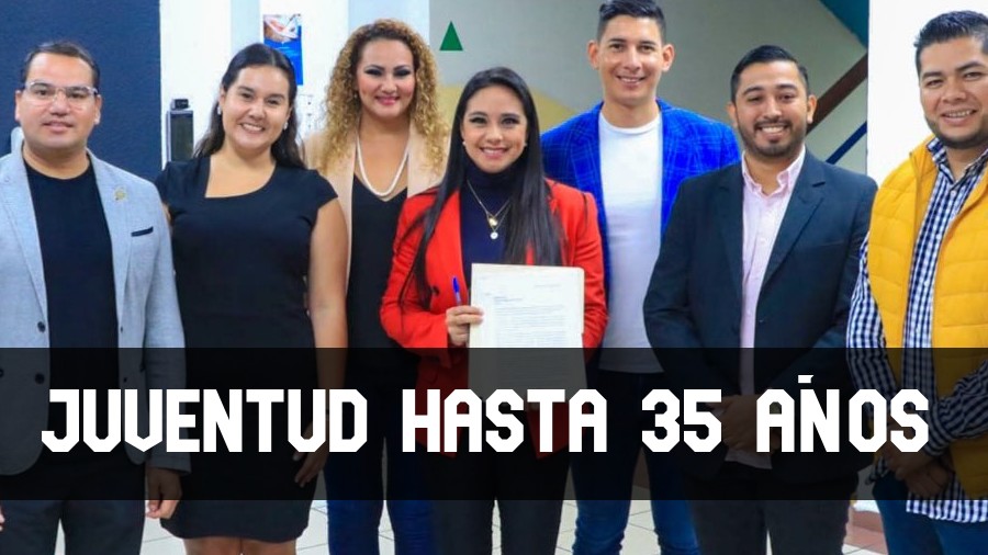 35 años, edad máxima de la juventud