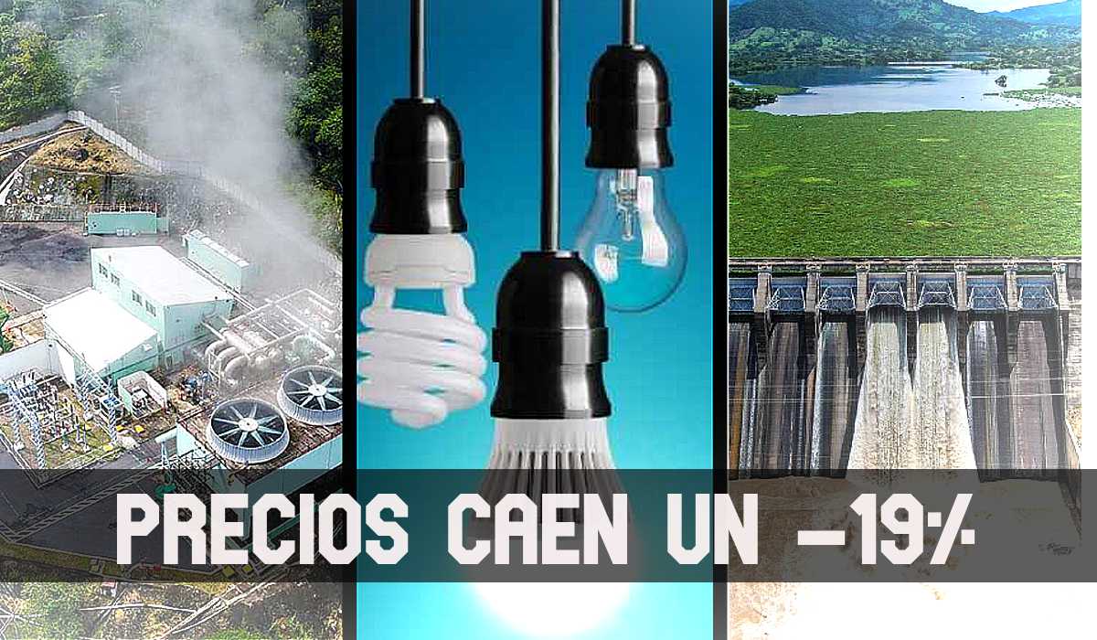 Electricidad: Precios Bajan Hasta Un -19.92%