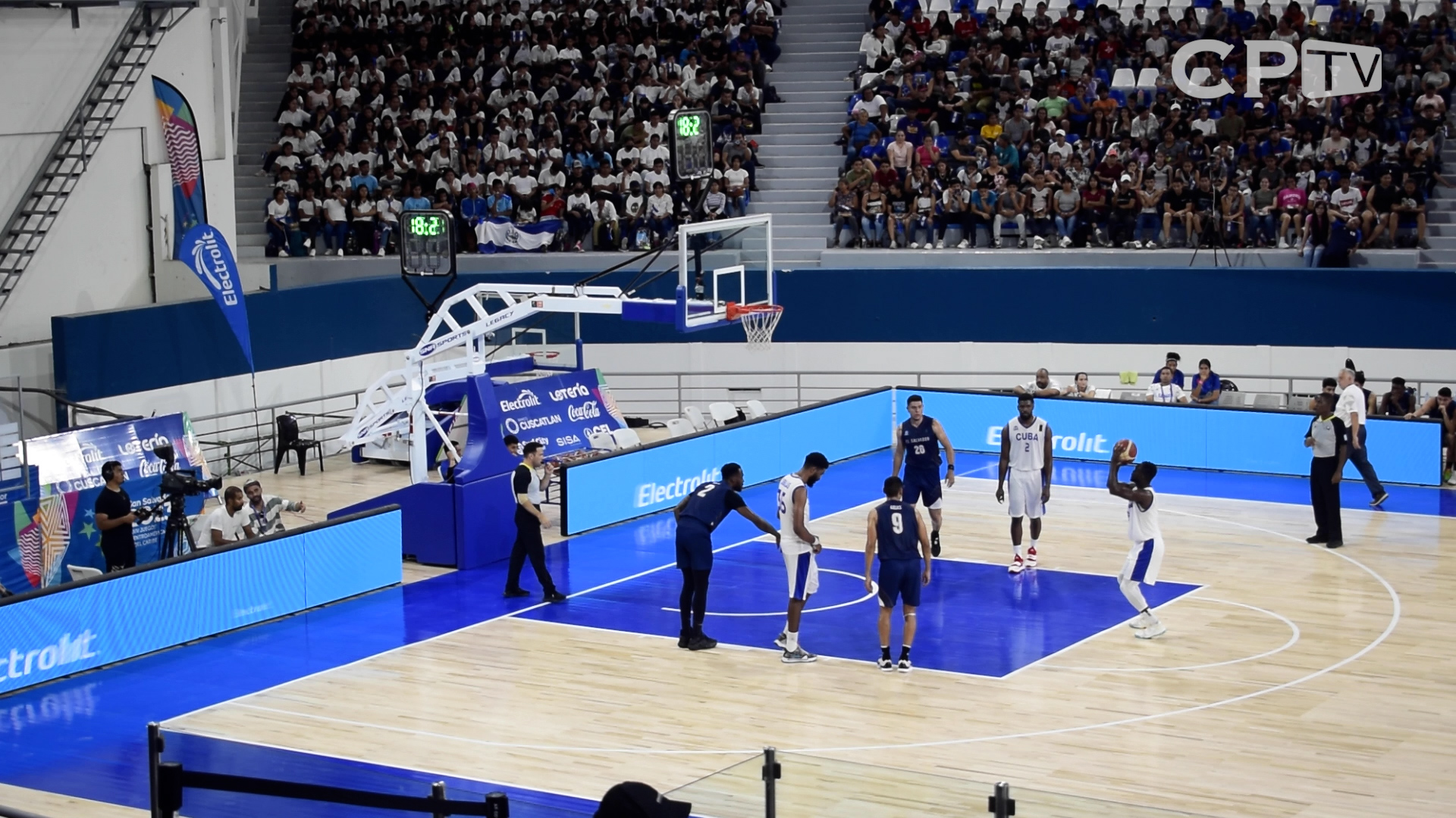 El Salvador vrs Cuba Basketball Juegos Centroamericanos y del Caribe